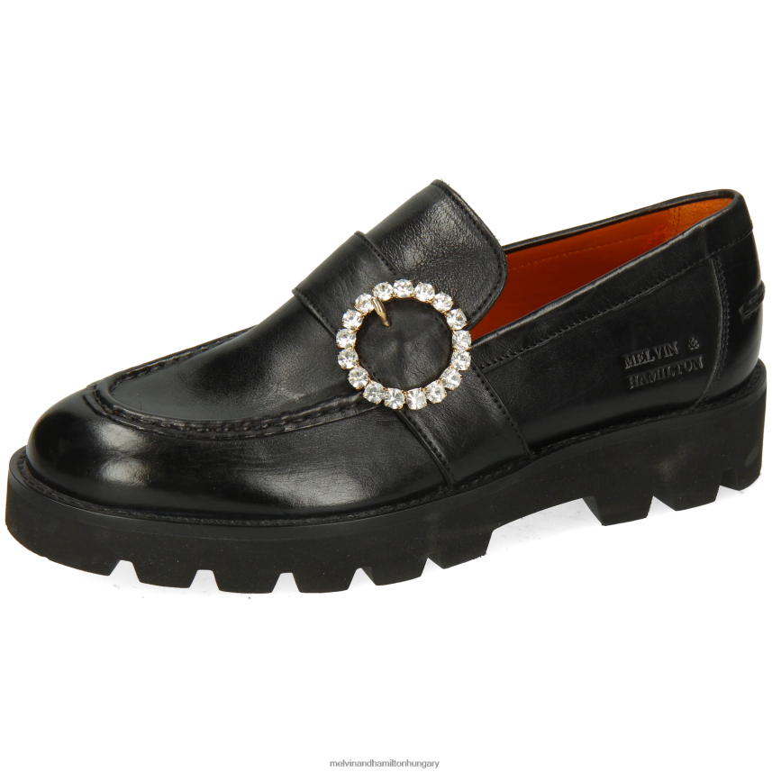 nők Melvin & Hamilton 42FNT1346 papucscipő fekete jade 53