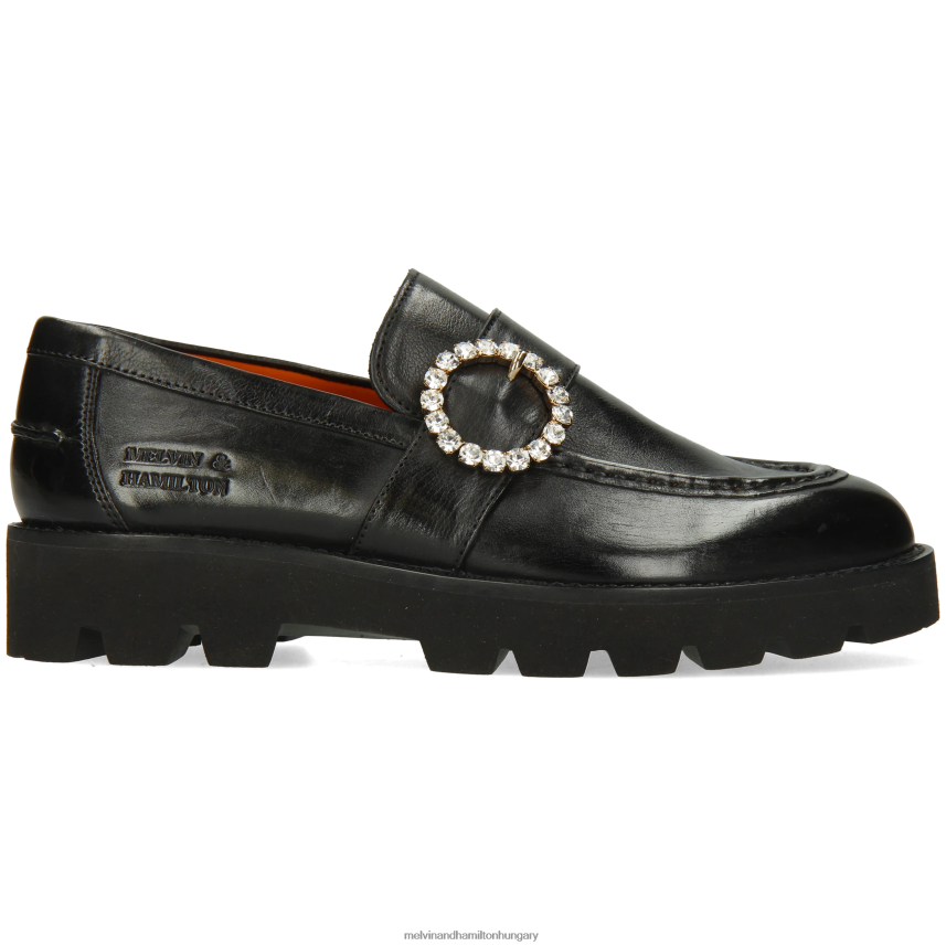 nők Melvin & Hamilton 42FNT1346 papucscipő fekete jade 53