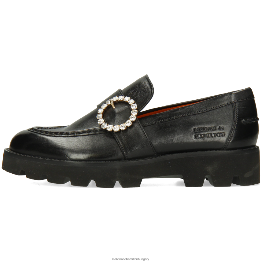 nők Melvin & Hamilton 42FNT1346 papucscipő fekete jade 53