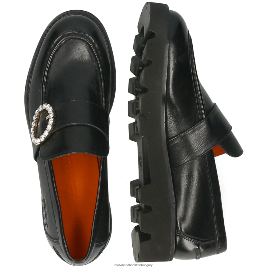 nők Melvin & Hamilton 42FNT1346 papucscipő fekete jade 53