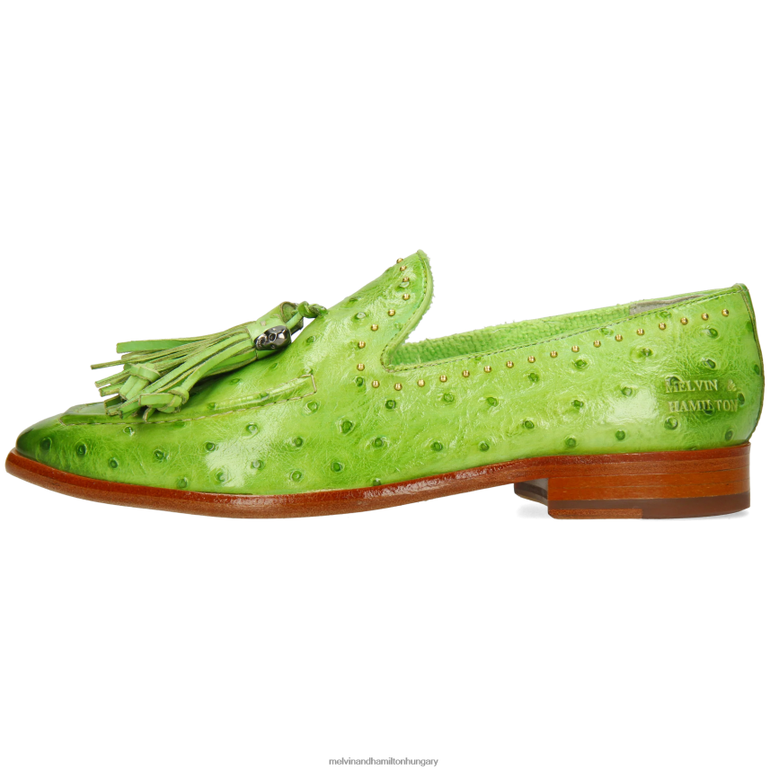 nők Melvin & Hamilton 42FNT1382 papucscipő zöld Emma 11