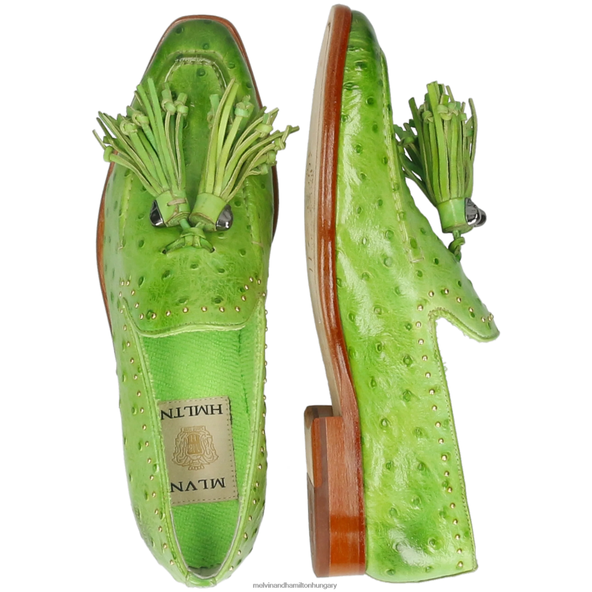 nők Melvin & Hamilton 42FNT1382 papucscipő zöld Emma 11