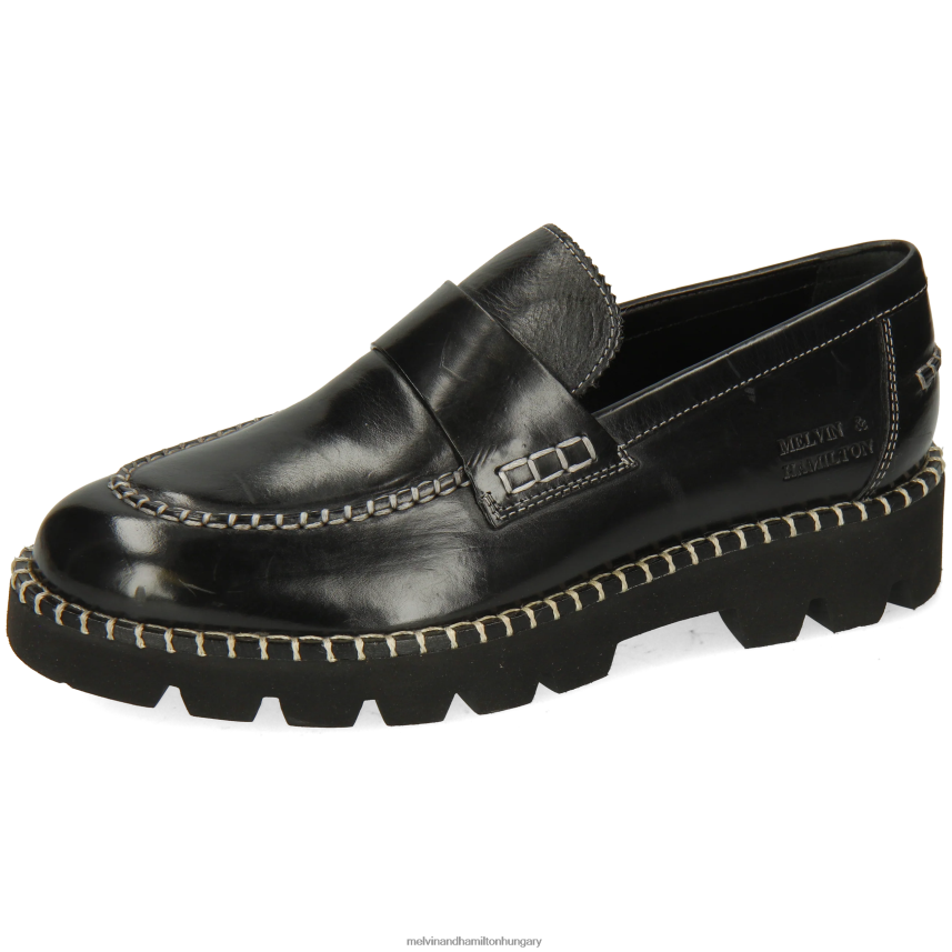 nők Melvin & Hamilton 42FNT1386 papucscipő fekete jade 55