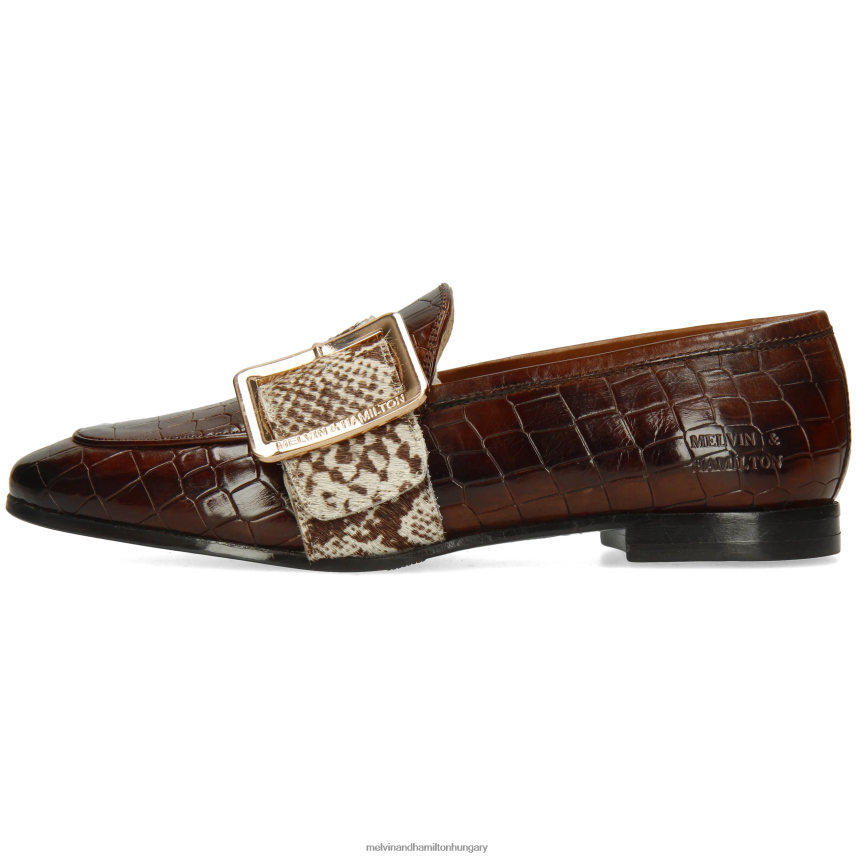 nők Melvin & Hamilton 42FNT1387 papucscipő barna Scarlett 21