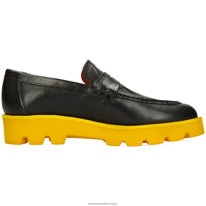 nők Melvin & Hamilton 42FNT1393 papucscipő fekete jade 6