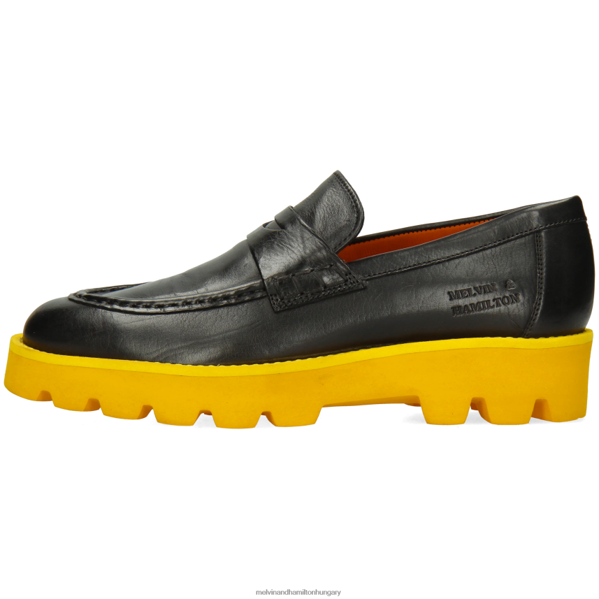 nők Melvin & Hamilton 42FNT1393 papucscipő fekete jade 6