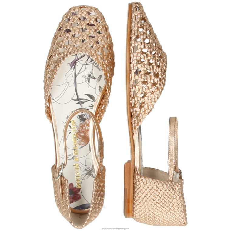 42FNT1898 szandál Arany Melvin & Hamilton melly 9 nők