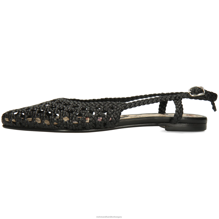 42FNT1904 szandál fekete Melvin & Hamilton Alexa 27 nők