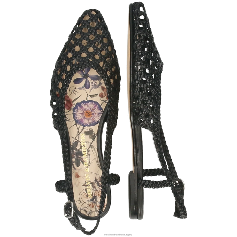 42FNT1904 szandál fekete Melvin & Hamilton Alexa 27 nők