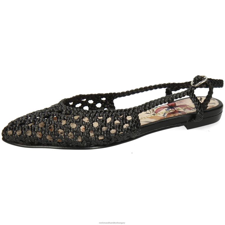 42FNT1927 szandál fekete Melvin & Hamilton Alexa 27 nők