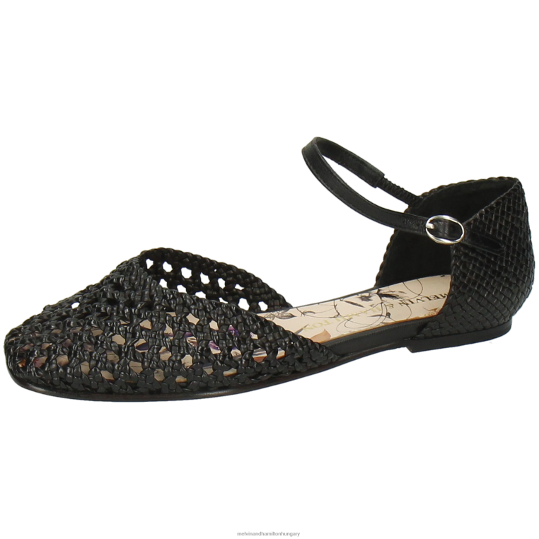 42FNT1937 szandál fekete Melvin & Hamilton melly 9 nők