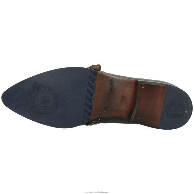 42FNT1481 szerzetes cipő fekete Melvin & Hamilton Jessy 26 nők