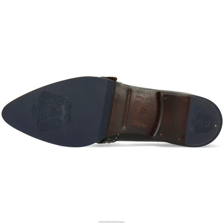 42FNT1489 szerzetes cipő fekete Melvin & Hamilton Jessy 26 nők