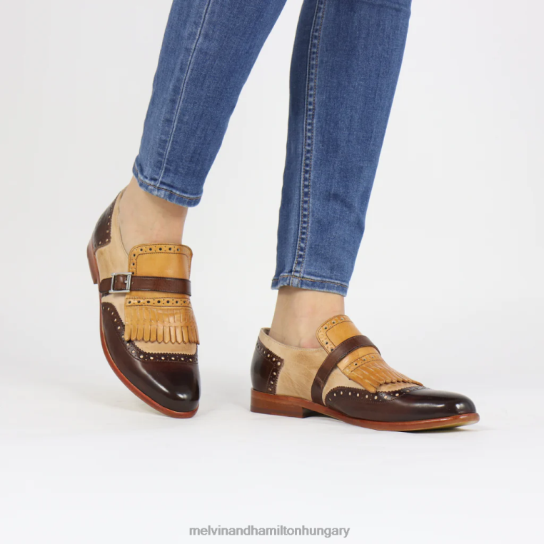 42FNT1495 szerzetes cipő barna Melvin & Hamilton Selina 2 nők